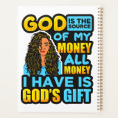 Dieu Est Ma Source Melanin Sista Black Girl Magic (Dos)