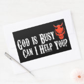 Dieu est occupé B autocollants (Enveloppe)