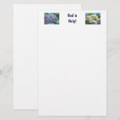 Dieu est Saint! papeterie Religieux Spirituel Flor (Devant / Derrière)