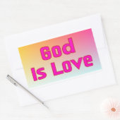 Dieu est Stickers Amour (Enveloppe)