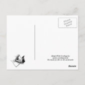 Dieu est une carte postale d'amour (Dos)