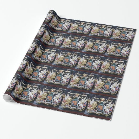 Dieu Et.Mon droit Wrapping Paper Cadeaupapier (Uitgerold)