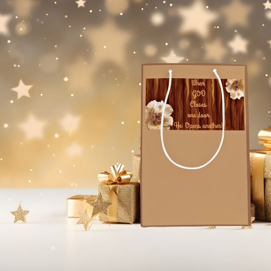 Dieu ferme une porte ouvre un autre sac cadeau