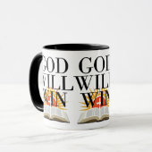 Dieu Gagnera La Mug À Deux Tons (Devant gauche)