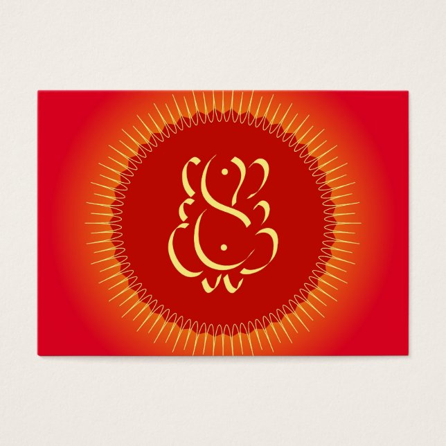 Dieu Ganesha avec rayons du soleil (Devant)