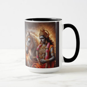 Dieu hindou avec le cheval - Mug