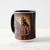 Dieu hindou avec le cheval - Mug (Devant gauche)