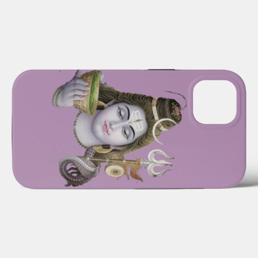 Dieu hindoue shiva pomme iphone hard design coque (Verso (horizontal))