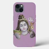 Dieu hindoue shiva pomme iphone hard design coque (Verso)