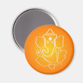 Dieu indien Ganesha - Magnet (Recto/Verso)