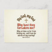 Dieu m'a abandonné - Carte postale / RSVP / Invita (Devant)