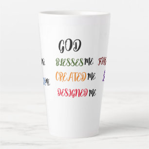 Dieu m'a créé Collection Latte Mug