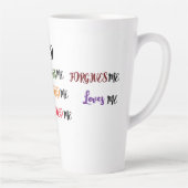Dieu m'a créé Collection Latte Mug (Droite)