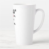 ** Dieu m'a créé** Latte Mug (Droite)