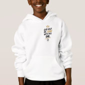 Dieu m'aide, Zéro ! Sweat à capuche pour garçons (Devant)