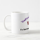 Dieu m'enseigner patience tasse de café (Gauche)