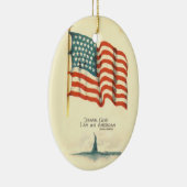 Dieu merci, je suis un ornement du drapeau américa (Droite)