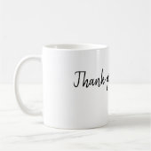 Dieu merci pour le café - Mug (Gauche)