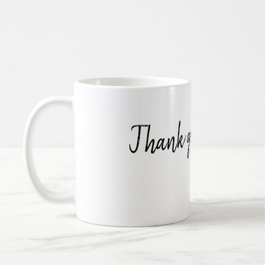 Dieu merci pour le café - Mug (Gauche)