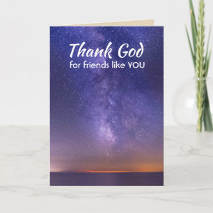 Dieu merci pour les amis comme vous la Voie Lactée