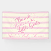 Dieu merci pour les petites filles, bannière Baby 