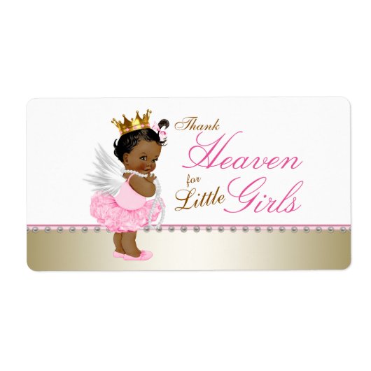 Dieu merci pour les petites filles Étiquettes de b (Devant)