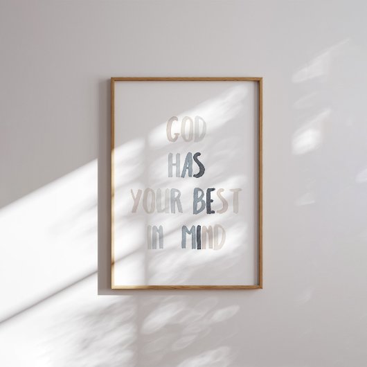 Dieu neutre a votre meilleur avis affiche