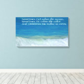 Dieu Nous Fait Nager Toile Enveloppée (Insitu (Plancher de Bois))