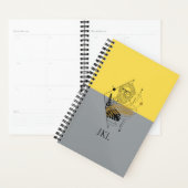 Dieu olympique hipster bloc de couleurs Monogramme (Devant avec enveloppe)