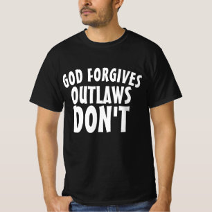 DIEU OUTLAWS NE PARDONNE PAS LES T-shirts BIKER