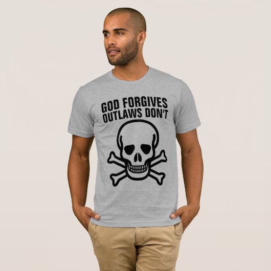 DIEU OUTLAWS NE PAS T-shirts (Devant entier)
