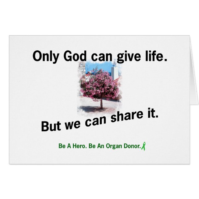 Dieu partage la vie (Devant horizontal)