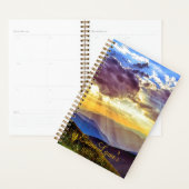 Dieu Ray Poutres Solaires Sur Montagne Photo Perso (Devant avec enveloppe)