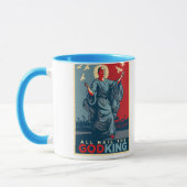 Dieu-Roi Mug d'Obama (Gauche)