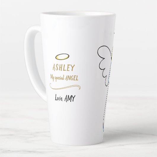 Dieu Sait Que J'Avais Besoin De Toi, Latte Mug (Angle gauche)