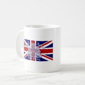 Dieu sauve le roi Mug commémoratif (Devant gauche)