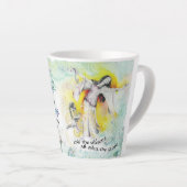 "Dieu/Seamstress de l'espoir" Latte Mug (Angle droit)