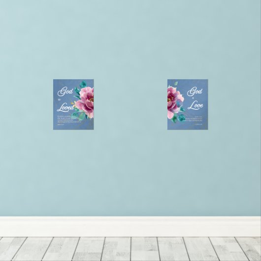 Dieu si aimé et Dieu est Loin Écriture chrétienne (Parquet)