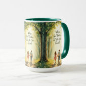 Dieu United Woodland Marriage Mug (Devant droit)