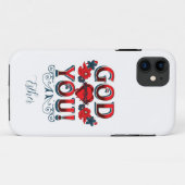 Dieu vous aime iPhone / coque ipad (Dos (Horizontal))
