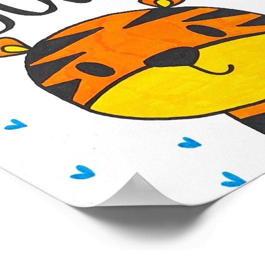 Dieu vous aime Poster Enfants (Coin)