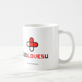 Dieu vous aime tasse de café