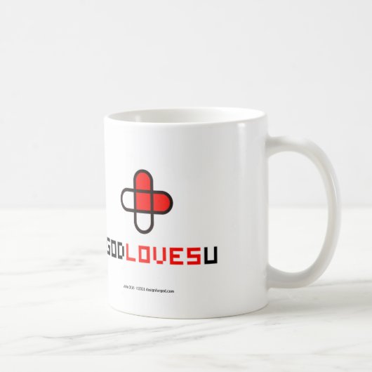 Dieu vous aime tasse de café (Droite)