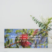 Dieu vous apprend la Bible Verse Carte Plat (Debout devant)