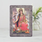 Dieux/Déesse indiens - Carte d'invitation (Debout devant)