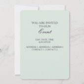 Dieux/Déesse indiens - Carte d'invitation (Dos)