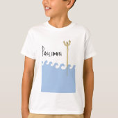 Dieux grecs. Poseidon. Badine le T-shirt (Devant)