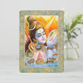Dieux indiens/Lord Shiva - Carte d'invitation (Debout devant)