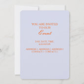 Dieux indiens/Lord Shiva - Carte d'invitation (Dos)