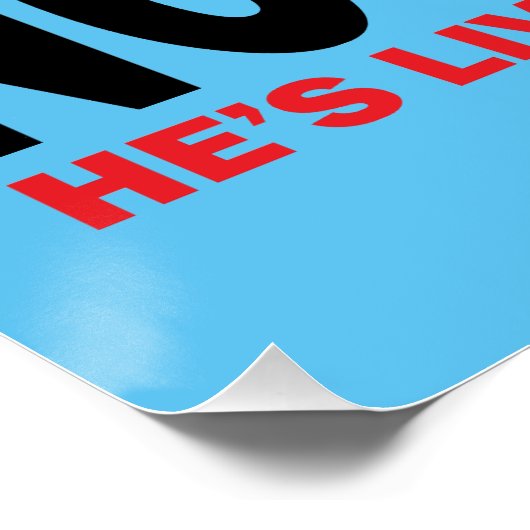 DIEUX PAS MORTS ! affiche d'information (Coin)